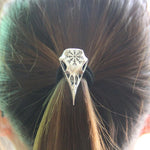 Raven Skull Elastic Hairband