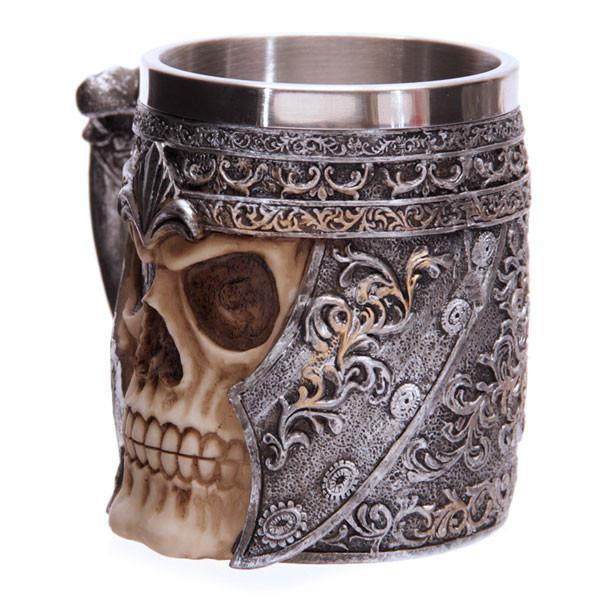 VIKINGS SKULL HEAD MUG