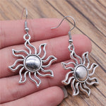 Kolovrat Sun Dangle Earrings