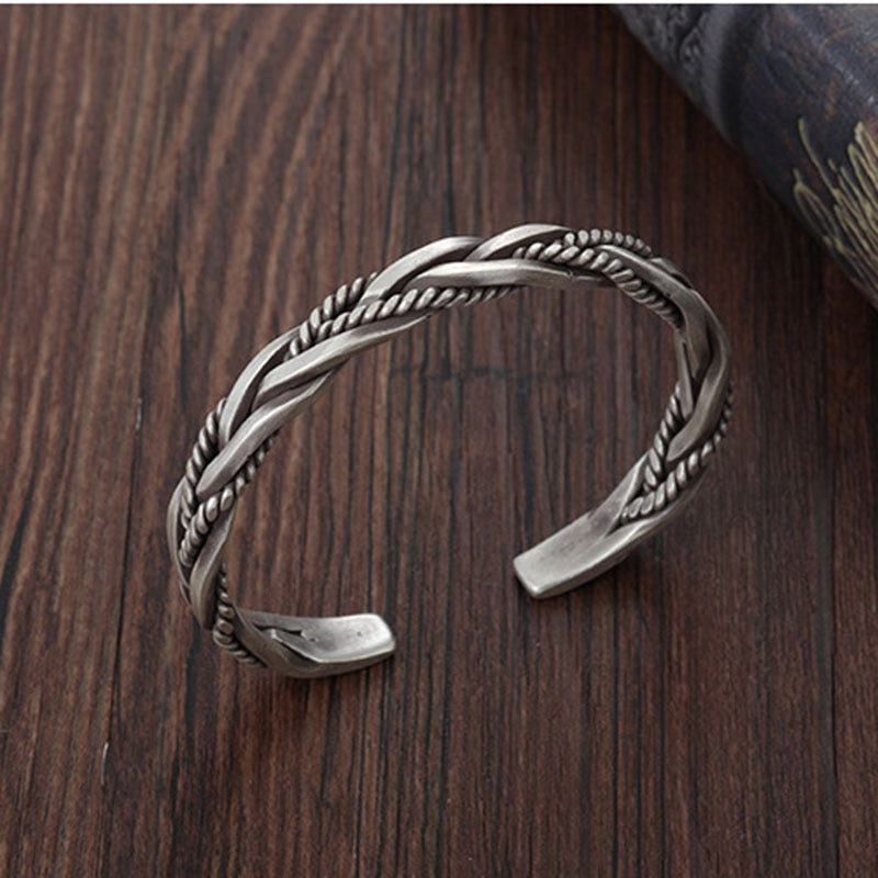 Twisted Braid Viking Arm Ring