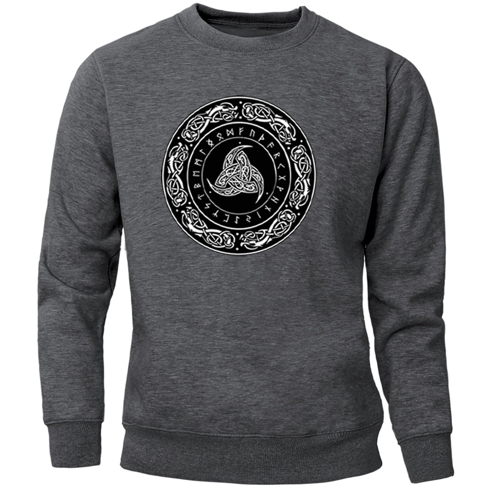 Horns of Odin Viking Sweatshirt