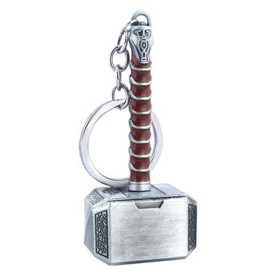 Thor's Hammer Mjolnir Metal Keychain