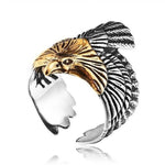 Norse Flying Eagle Ring
