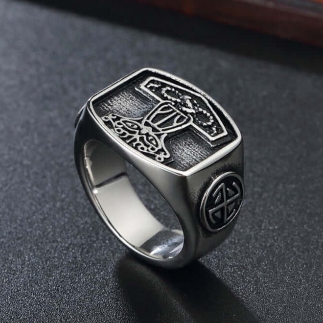 Authentic Thor Mjolnir Ring | Viking-Store