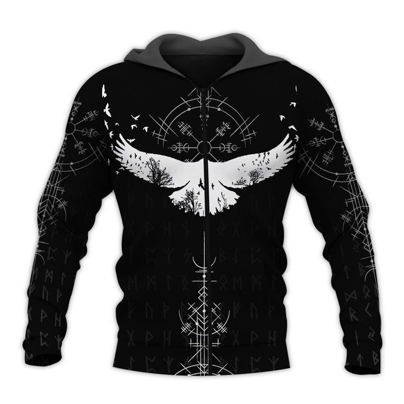 Raven Flight (Viking Hoodie)