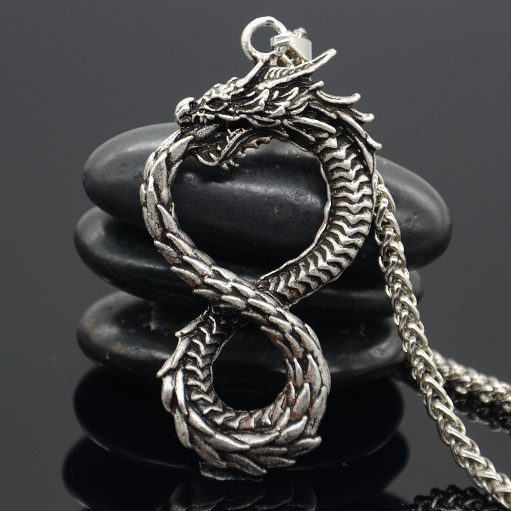 Norse Dragon Jörmungandr Pendant Necklace