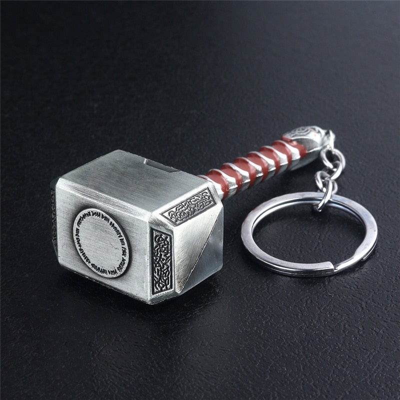 Thor's Hammer Mjolnir Metal Keychain