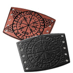 Vegvisir Compass Leather Wristband