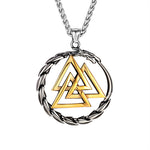 Jormungandr Valknut Necklace