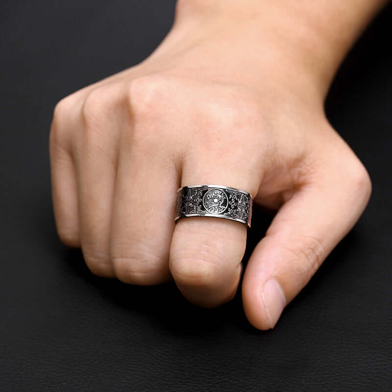 Stylish DRAGON VIKING RING "FÁFNIR"