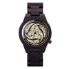 Triple Horn of Odin Wooden Viking Watch