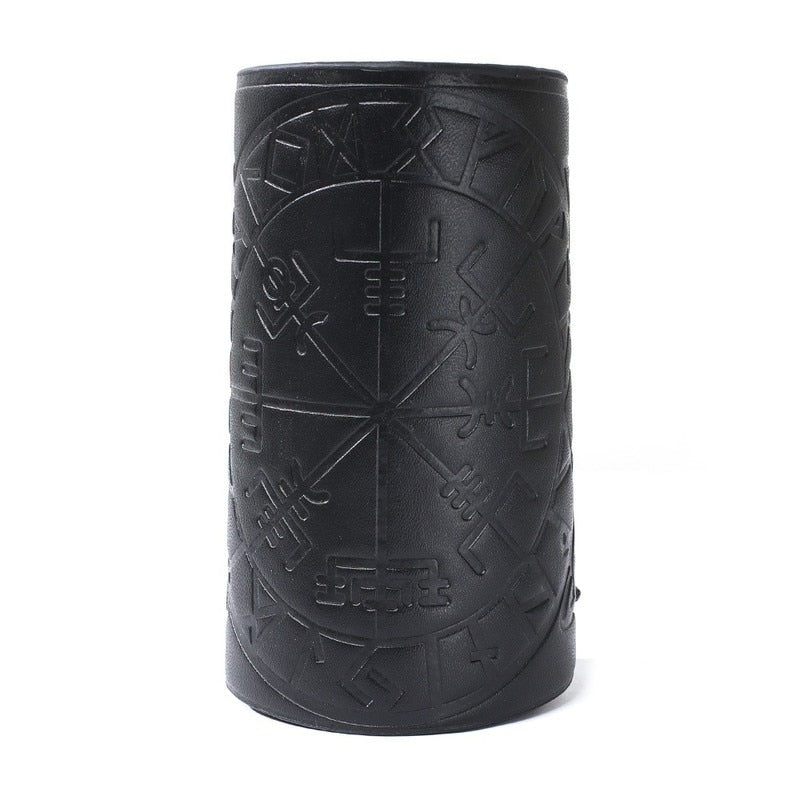 Vegvisir Compass Leather Wristband