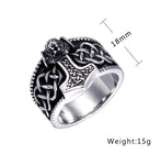 Celtic Thor Mjolnir Ring