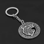 Fenrir Runic Keychain