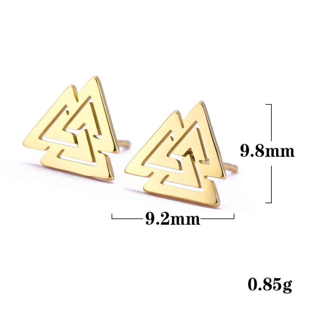 Valknut Earrings