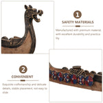 Viking Dragon Boat Backflow Incense Burner