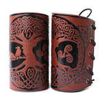 Yggdrasil Viking Leather Wristband