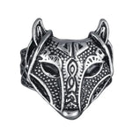 Norse Wolf Adjustable Ring