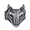 Norse Wolf Adjustable Ring