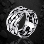 Interwoven Celtic Knot Ring