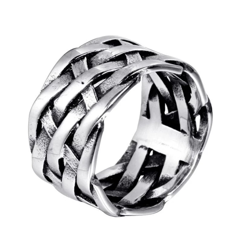 Interwoven Celtic Knot Ring