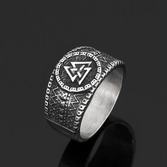 Valknut Viking Symbol Ring