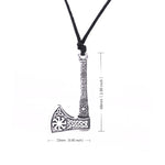 Nordic-Viking-Necklace-Men-Runes-Axe