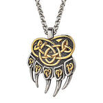 VIKING BERSERKER NECKLACE - BEAR CLAW