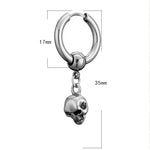 Viking Warrior Skull Earrings