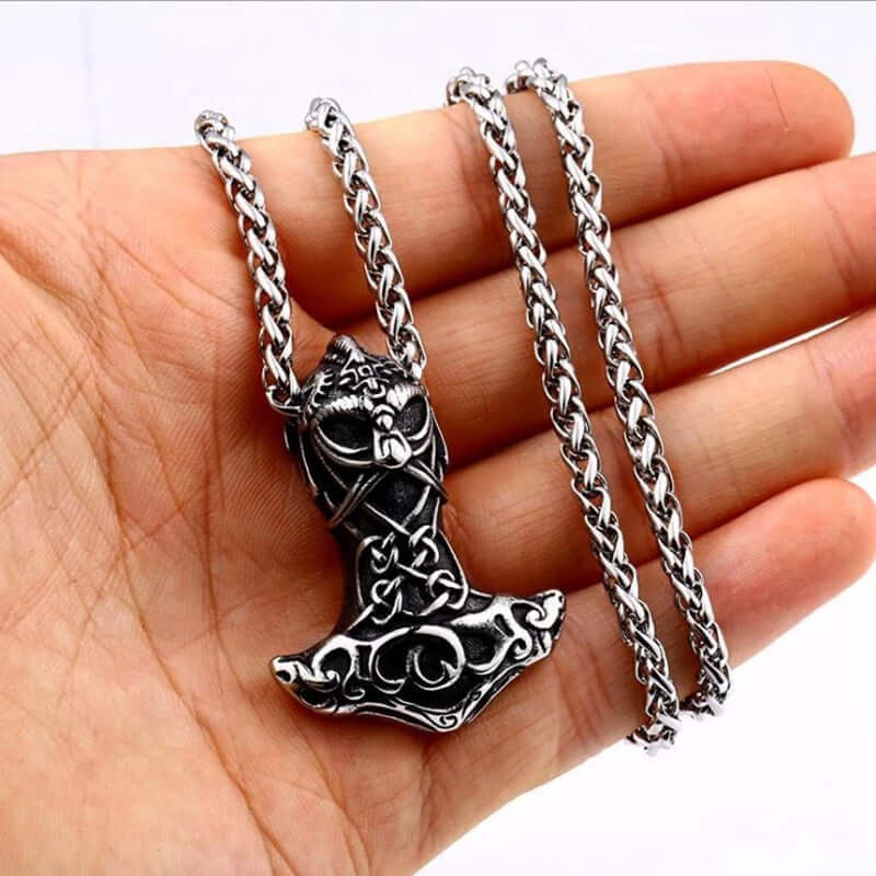 Berserker Mjolnir Necklace