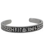 Thor's Hammer Runic Bangle Cuff