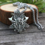 Odin Viking Warrior Pendant Necklace