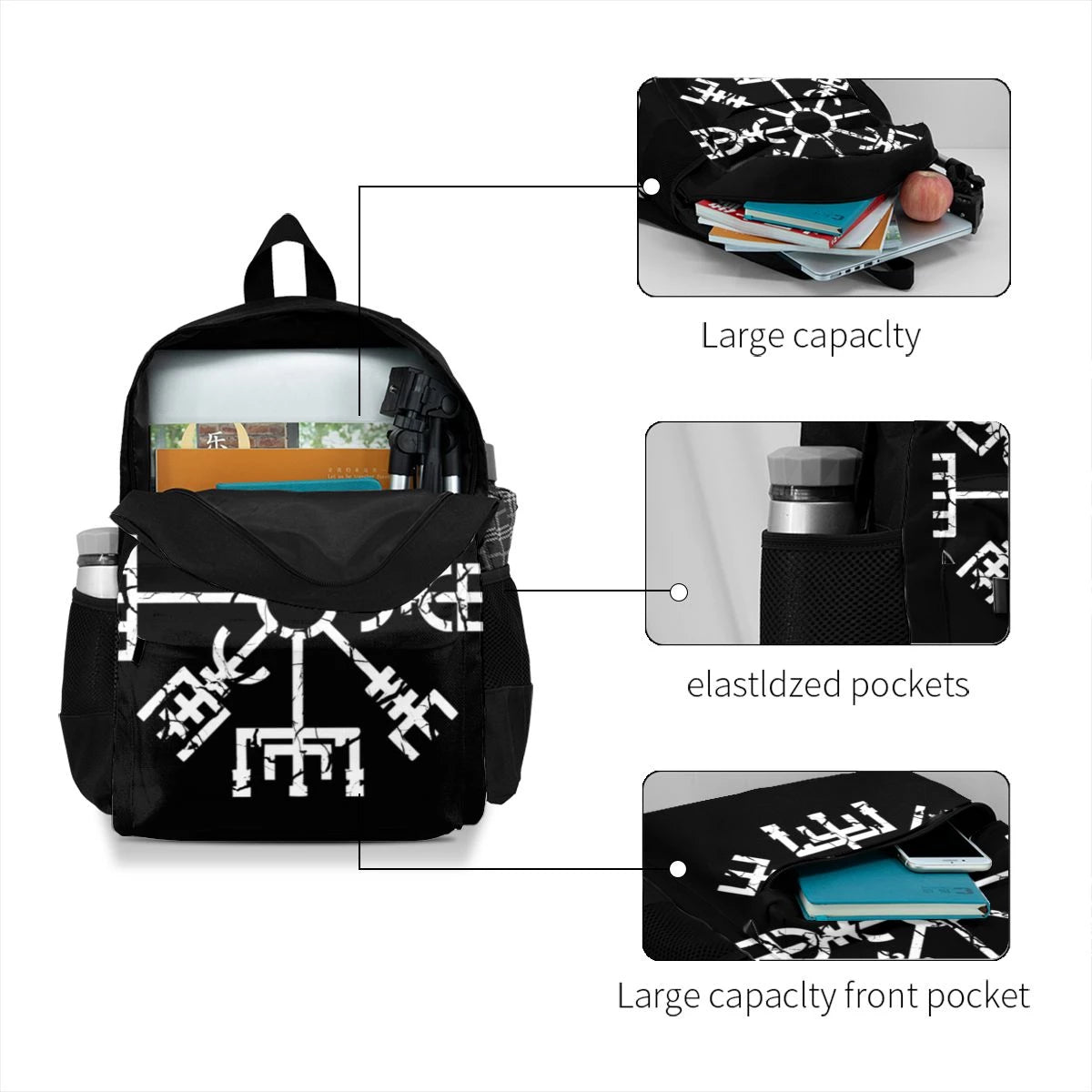 Vegvisir Viking Compass Large Capacity Backpack