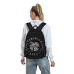 Norse Raven In Runic Circle Large Capacity Viking Backpack