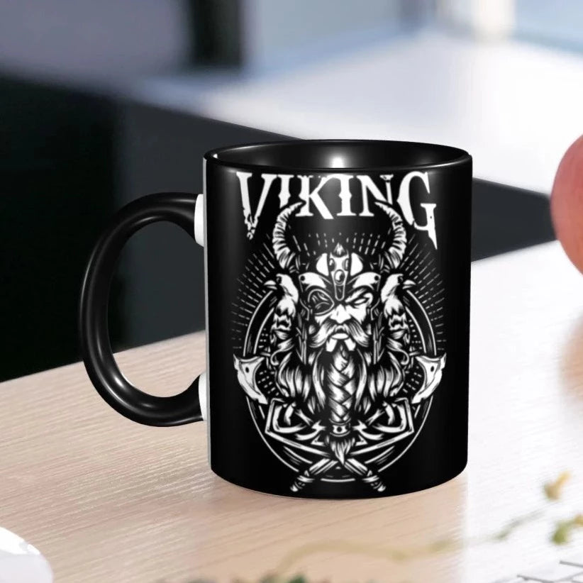 Norse God Odin Two -Tone Coffee Mug