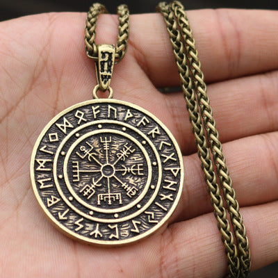 Vegvisir Compass Viking Necklace