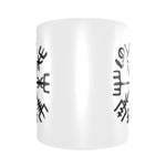 Vegvisir Viking Runic Compass Ceramic Mug