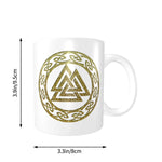 Viking Valknut Runes Ceramic Mug