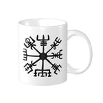 Vegvisir Viking Runic Compass Ceramic Mug