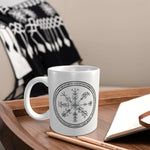 Vegvisir Viking Runic Compass Ceramic Mug