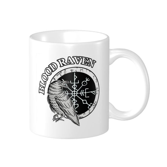 Odin's Ravens Viking Ceramic Mug