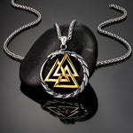 Jormungandr Valknut Necklace