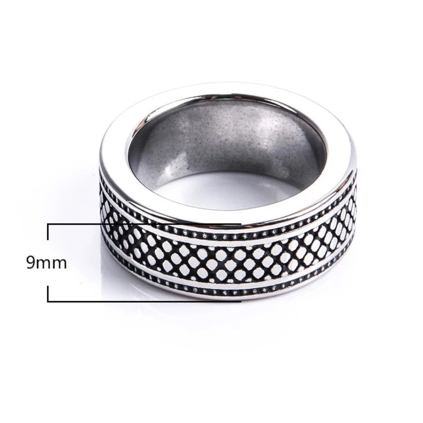 Norse Dragon Scale Viking Ring