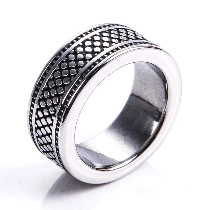 Norse Dragon Scale Viking Ring