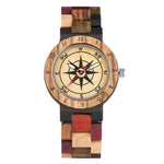 Viking Compass Wooden Watch
