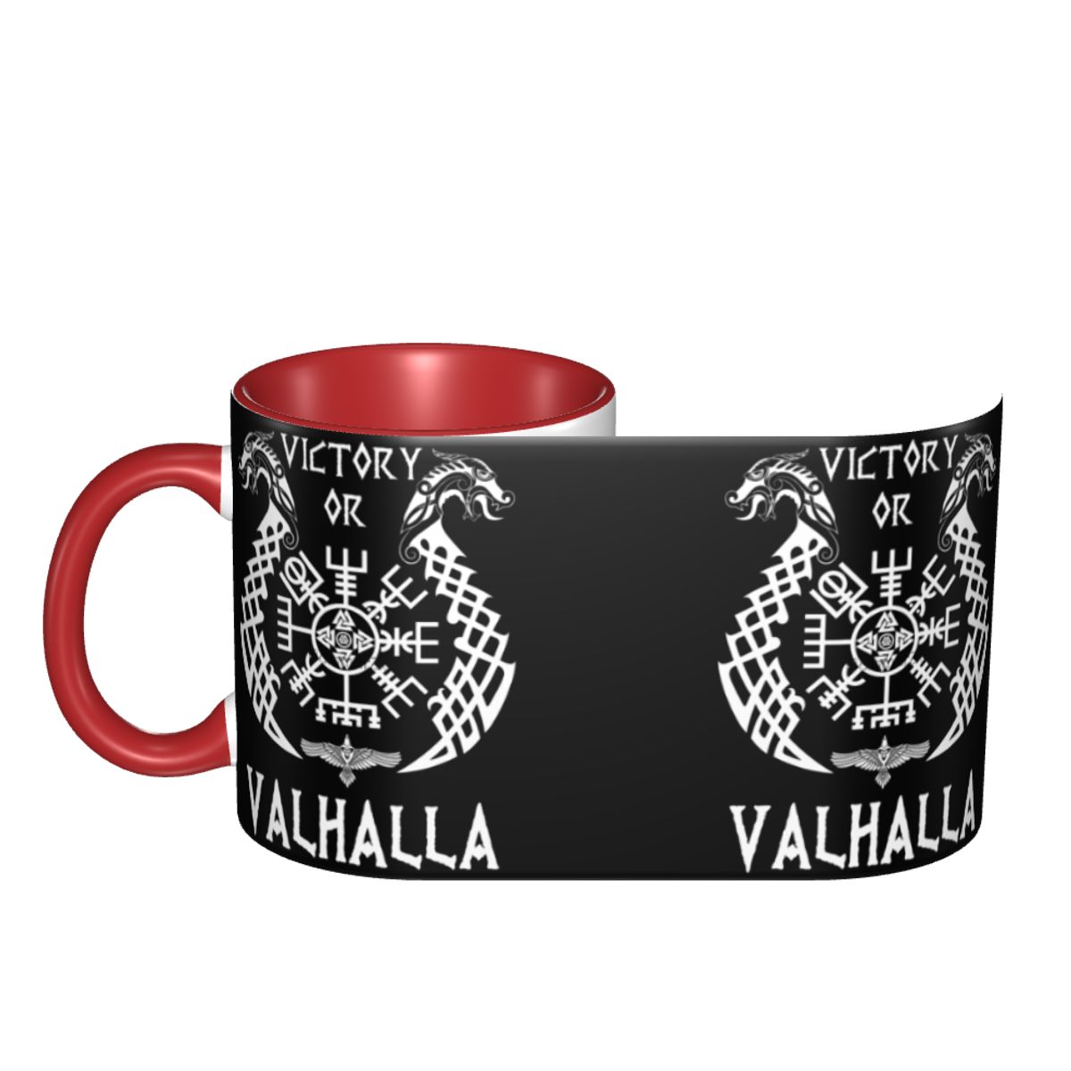 Victory Or Valhalla Two-Tone Coffee Mug