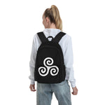 Celtic Triskele Spiral Large Capacity Viking Backpack