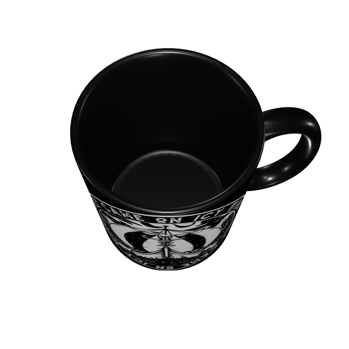 Viking Ship Two-Tone Coffee Mug