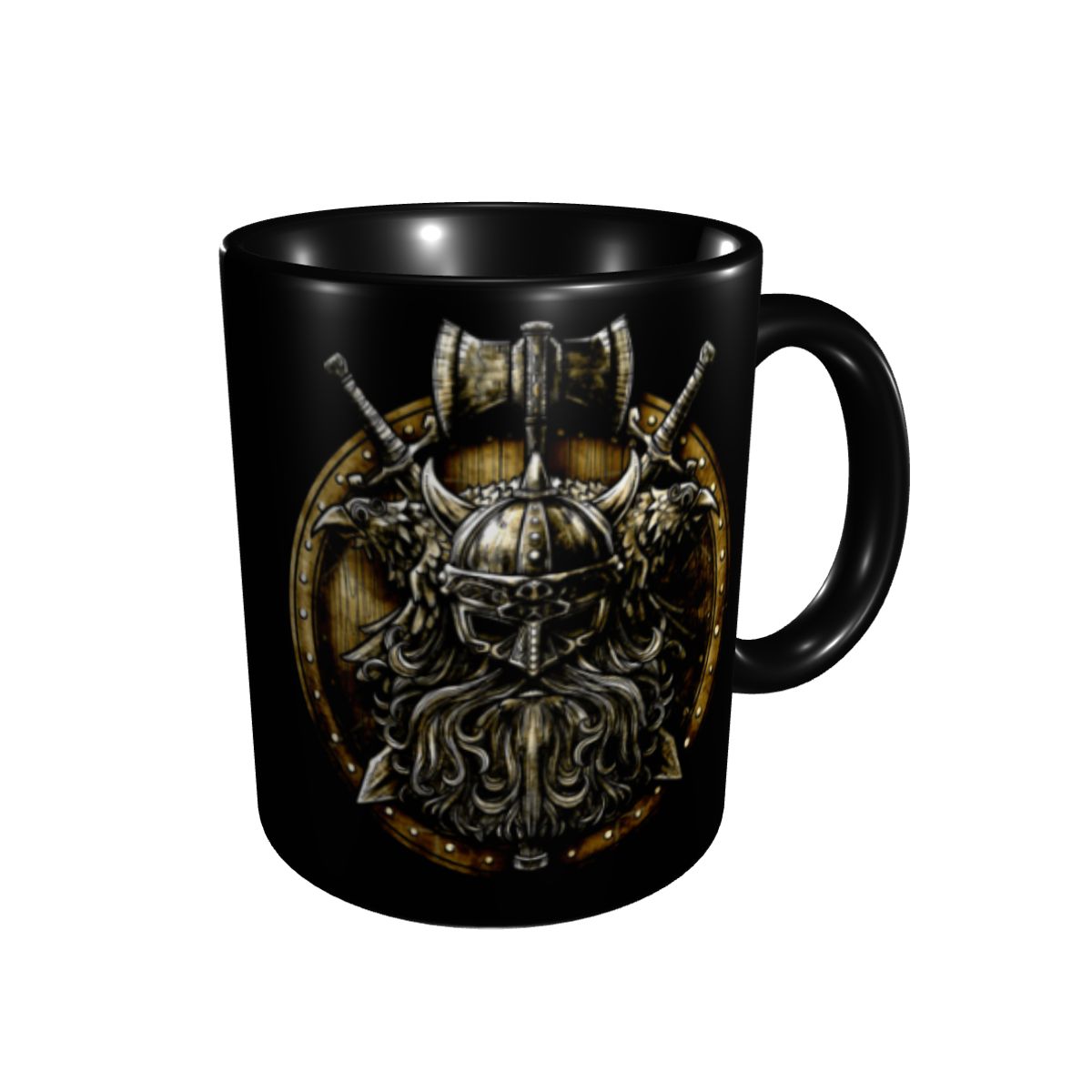 Viking Warrior Two-Tone Coffee Mug