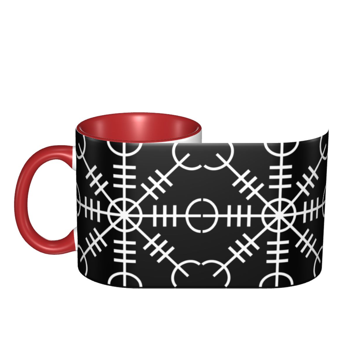 Helm Of Awe (Aegishjalmur) Two-Tone Coffee Mug